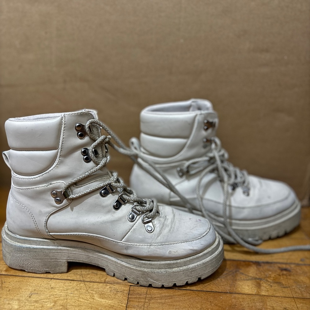Primark White Ankle Boots for Women